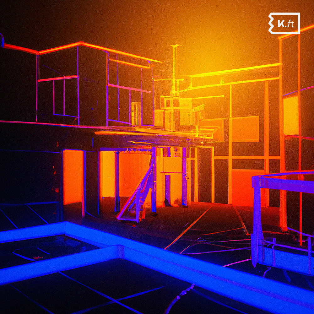 Ilustración 3D diseñado por inteligencia artificial