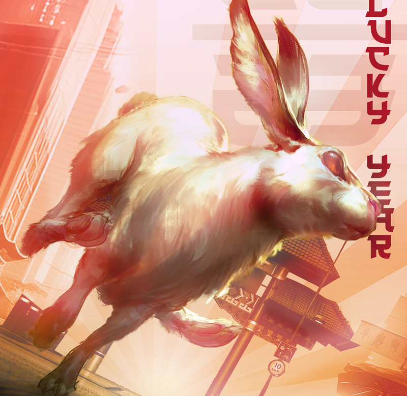 new year rabbit china